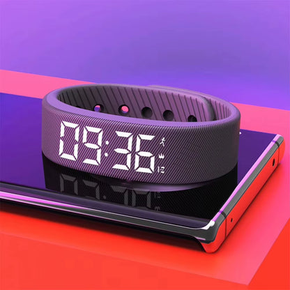 Alarm Watch Alarm Bracelet Digital Watch with Alarm Vibrating Alarm Clock Digital Watch Silent Vibration Wakeup Wristband