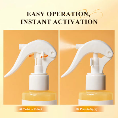 Gently Exfoliating Peeling Solution Body Keratin Care Kojic Acid Turmeric Spray for All Skin Types