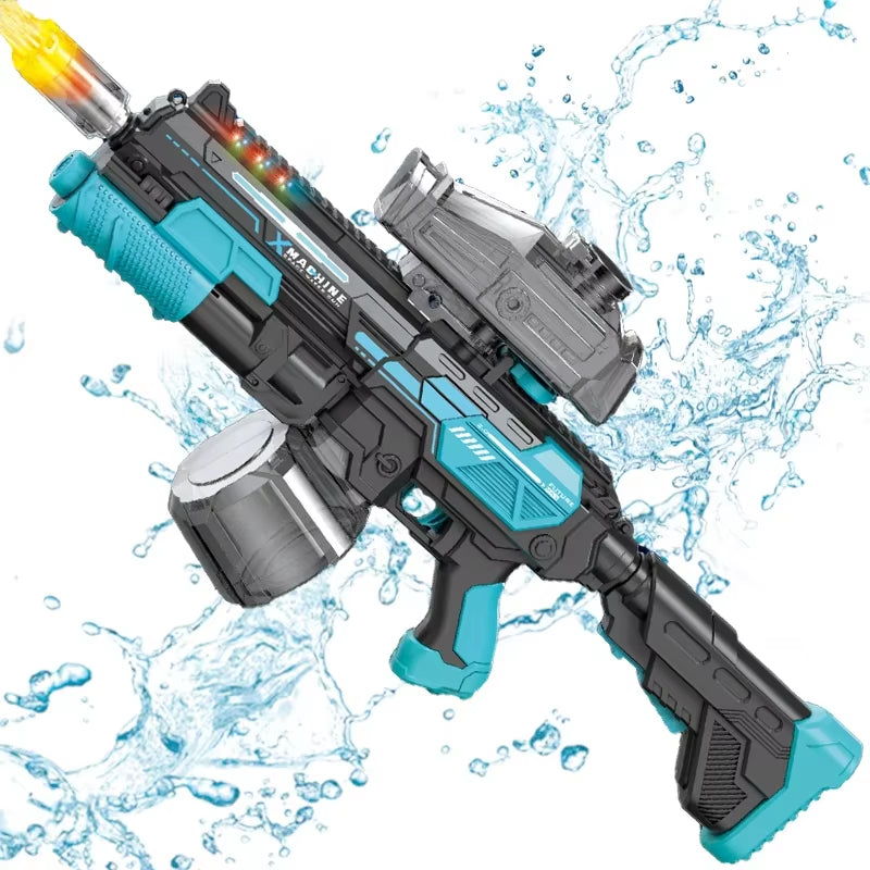 New Fully Automatic Water Suction Electric Water Gun Toy, Large-Capacity Water Tank, Outdoor Children'S Toy That Kids Love
