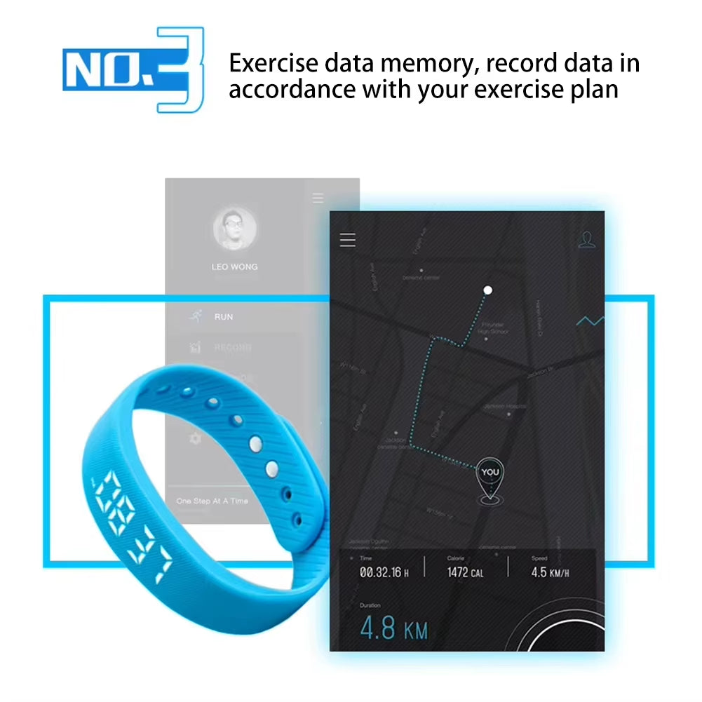 Alarm Watch Alarm Bracelet Digital Watch with Alarm Vibrating Alarm Clock Digital Watch Silent Vibration Wakeup Wristband