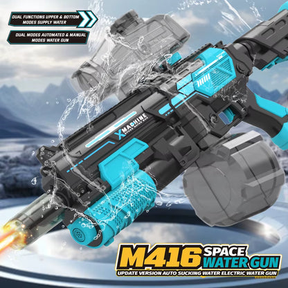 New Fully Automatic Water Suction Electric Water Gun Toy, Large-Capacity Water Tank, Outdoor Children'S Toy That Kids Love