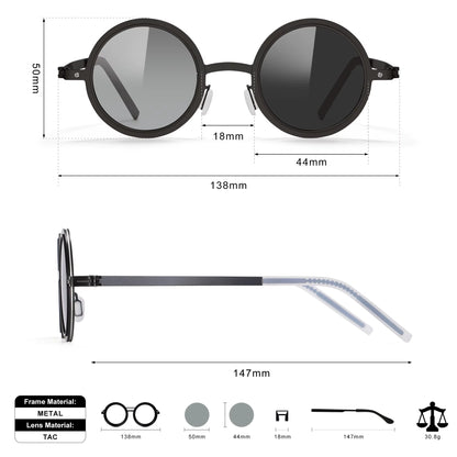 1-9 Gears Adjustable Sunglasses Innovative ND Filter Lenses Custom Polarized Sunglasses for Outdoor and Driving