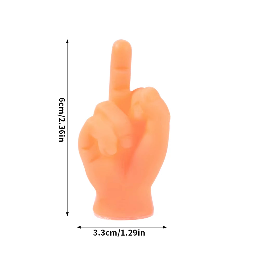 Fun Realistic Little Tiny Finger Hands Novelty Tricky Simulation Palm Kids Adult Petting Cat Toy Party Novelty Toy Game Props