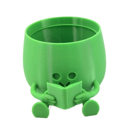 Interesting Resin Flowerpot Thickened Garden Supplies Potted Bonsai Large-Diameter Hydroponic Planter for Home Decoration