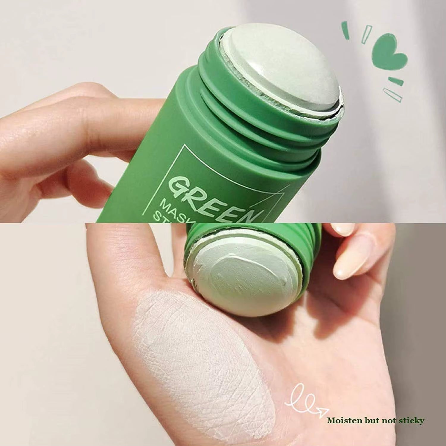 Private Label Moisturizes Oil Control and Deep Cleanse Blackheads Pore Green Tea Clay Mask Stick